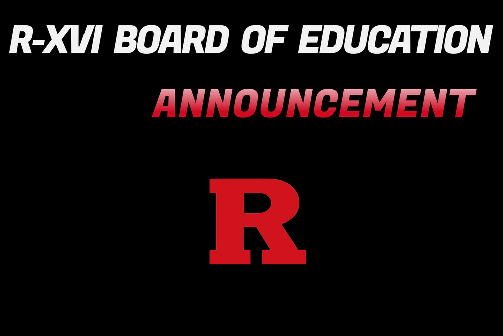 R-XVI Board of Education Announcement