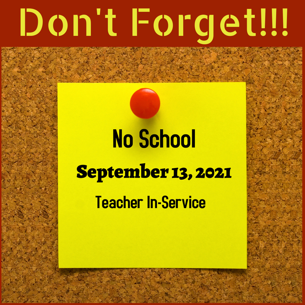 No School Teacher In-Service