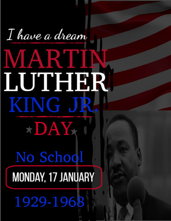 No School, MLK Day
